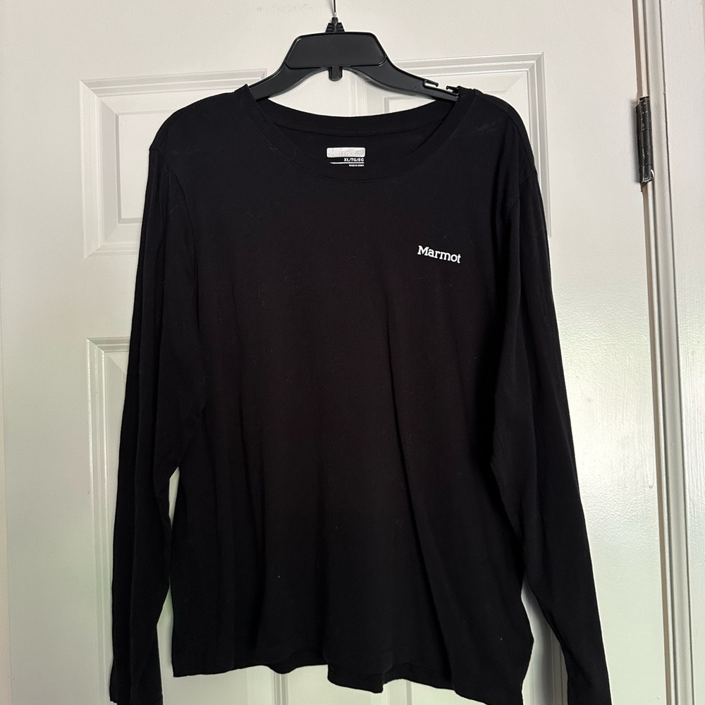 Marmot Black Long Sleeve Shirt size xl